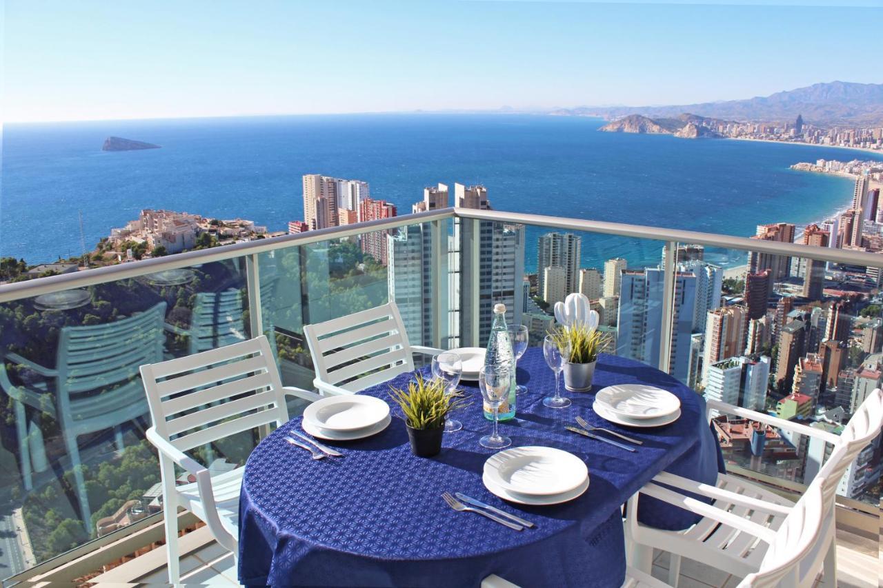 High Rise Apartment On The 39Th Floor With Private Terrace And Sea Views Μπένιντορμ Εξωτερικό φωτογραφία