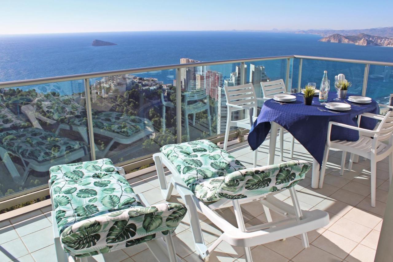 High Rise Apartment On The 39Th Floor With Private Terrace And Sea Views Μπένιντορμ Εξωτερικό φωτογραφία