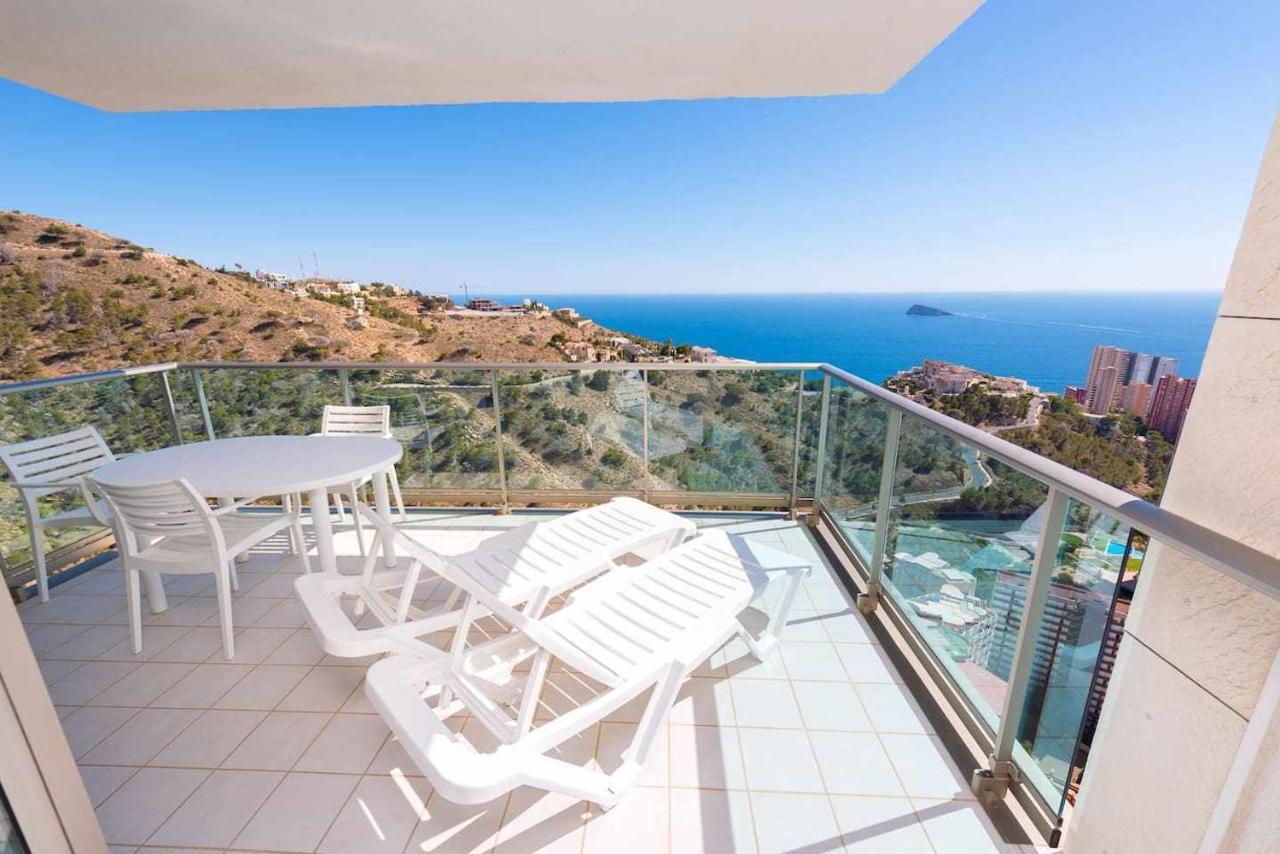High Rise Apartment On The 39Th Floor With Private Terrace And Sea Views Μπένιντορμ Εξωτερικό φωτογραφία