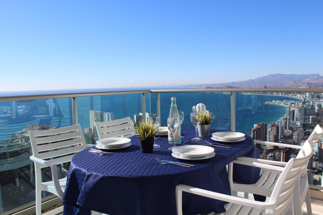 High Rise Apartment On The 39Th Floor With Private Terrace And Sea Views Μπένιντορμ Εξωτερικό φωτογραφία