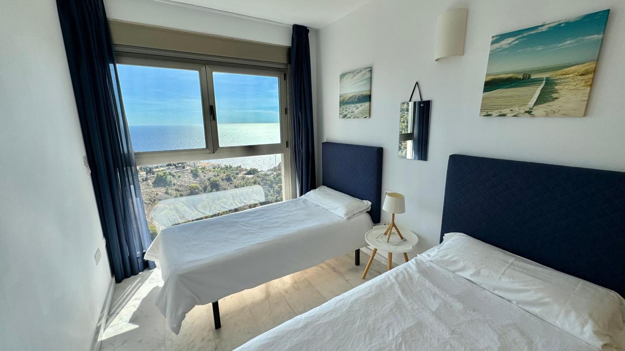 High Rise Apartment On The 39Th Floor With Private Terrace And Sea Views Μπένιντορμ Εξωτερικό φωτογραφία